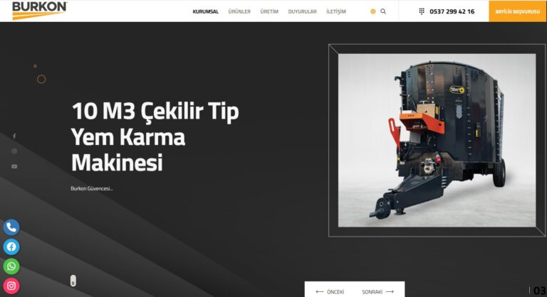 1 M3 Sabit Yem Karma Makinesi Fiyat Aralığı